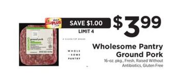 ShopRite Ground pork offer
