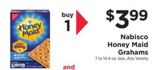 ShopRite Honey maid grahams offer