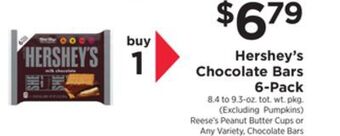 ShopRite Chocolate bars 6-pack offer