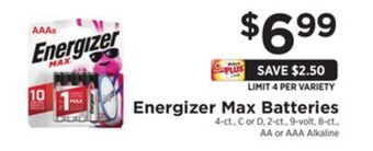 ShopRite Max batteries offer