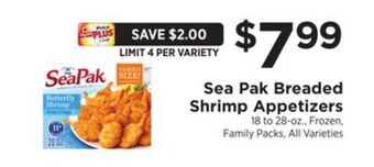 ShopRite Breaded shrimp appetizers offer
