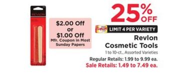 ShopRite Cosmetic tools offer