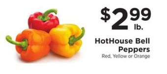 ShopRite Hothouse bell peppers offer