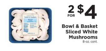ShopRite Sliced white mushrooms offer