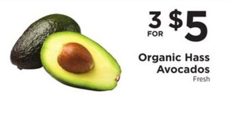 ShopRite Organic hass avocados offer