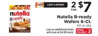 ShopRite B-ready wafers 6-ct offer