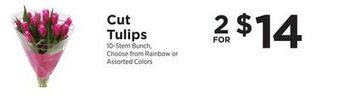ShopRite Cut tulips offer