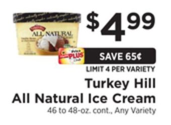 ShopRite All natural ice cream offer