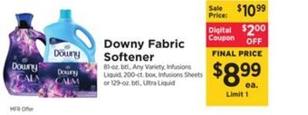 ShopRite Fabric softener offer