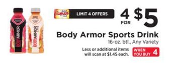 ShopRite Sports drink offer