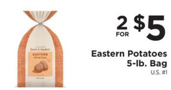 ShopRite Eastern potatoes 5-lb. bag offer