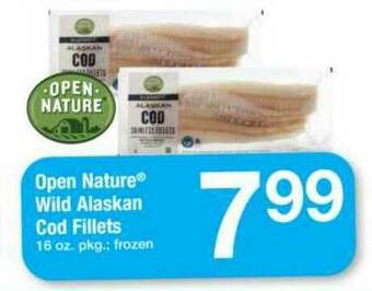 ACME Open Nature Wild Alaskan Cod Fillets offer