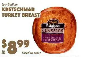 The Food Emporium Low Sodium Kretschmar Turkey Breast offer