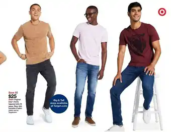 Target Use Men's Tapred Slim-fit Jeans offer