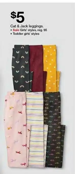Target Cat & Jack Leggings offer
