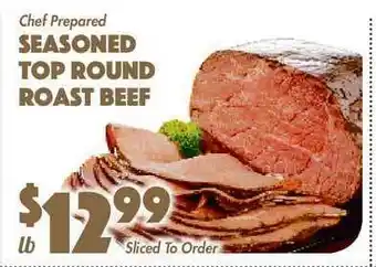 The Food Emporium Chef Prepared Seasoned Top Round Roast Beef offer