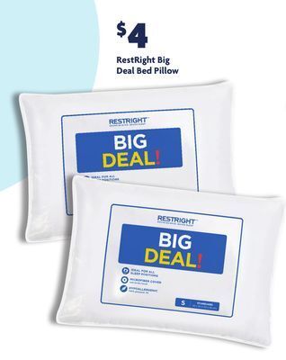 Family Dollar Restright big deal bed pillow offer