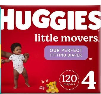 Target Huggies little movers 120-ct. diapers offer
