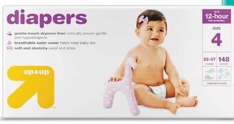 Target Up & up 148-ct. giant-pack diapers. offer