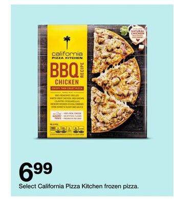 Target Select california pizza kitchen pizza offer
