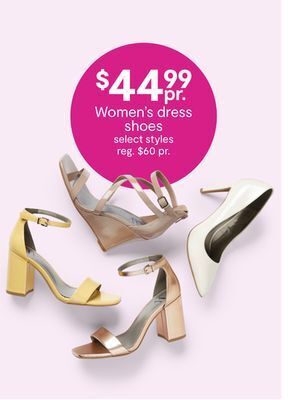 JC Penney Women's dress shoes offer
