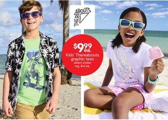 JC Penney Kids' thereabouts graphic tees offer