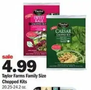 Meijer Taylor Farms Size Chopped Kits 20.25-24.2 oz offer