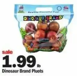 Meijer Dinosaur Brand Pluots offer