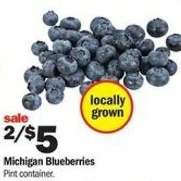 Meijer Michigan Blueberries offer