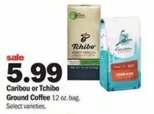 Meijer Caribou Or Tchibo Ground Coffee 12 oz offer