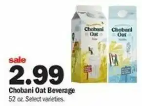 Meijer Chobati Oat Beverage 52 oz offer