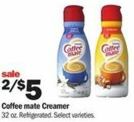 Meijer Coffee Mate Creamer 32 oz offer