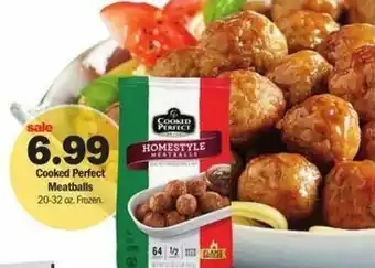 Meijer Cooked Perfect Meatballs 20-32 oz offer