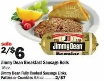 Meijer Jimmy Dean Breakfast Sausage Rolls 16 oz offer