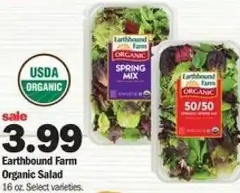 Meijer Earthbound Farm Organic Salad 16 oz offer
