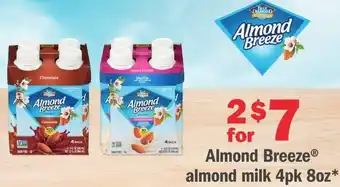 Meijer Almond Breeze Almond Milk 8 OZ offer