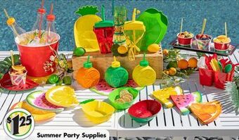 Dollar Tree Summer party supplies offer