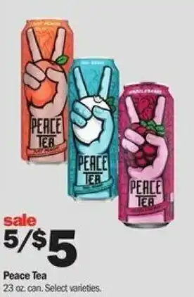 Meijer Peace Tea 23 oz offer
