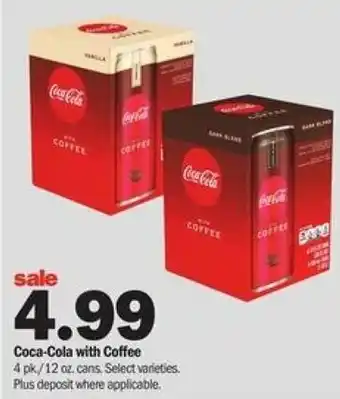 Meijer Coca-Cola With Coffee12 oz offer