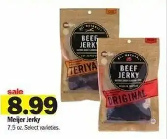 Meijer Meijer Jerky 7.5 oz offer