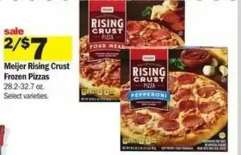 Meijer Meijer Rising Crust Frozen Pizzas 28.2-32.7 oz offer