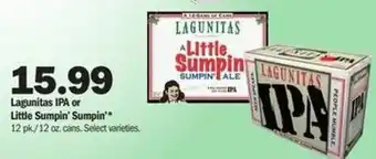 Meijer Lagunitas IPA Or Little Sumpin' Sumpin 12 oz offer