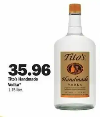 Meijer Tito's Handmade Vodka 1,75 Liter offer