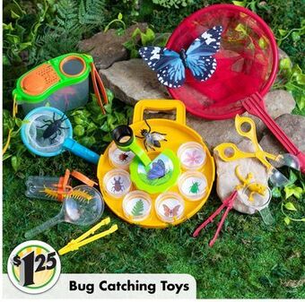 Dollar Tree Bug catching toys offer