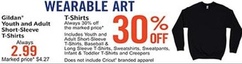 Hobby Lobby Gildan Youth and Adult Short-Sleeve T-Shirts offer