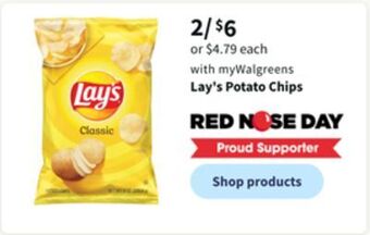 Walgreens Lay's potato chips offer