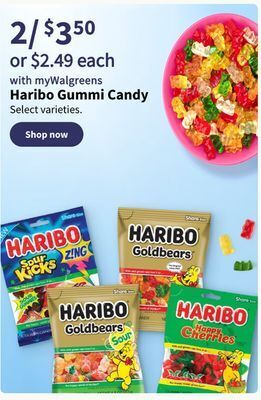 Walgreens Haribo gummi candy offer