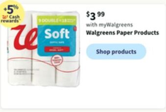 Walgreens Walgreens paper products offer
