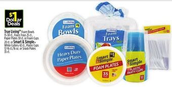 Dollar General True living or smart & simple® offer
