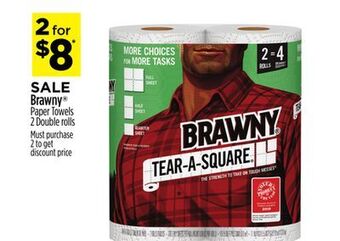 Dollar General Brawny® paper towels offer